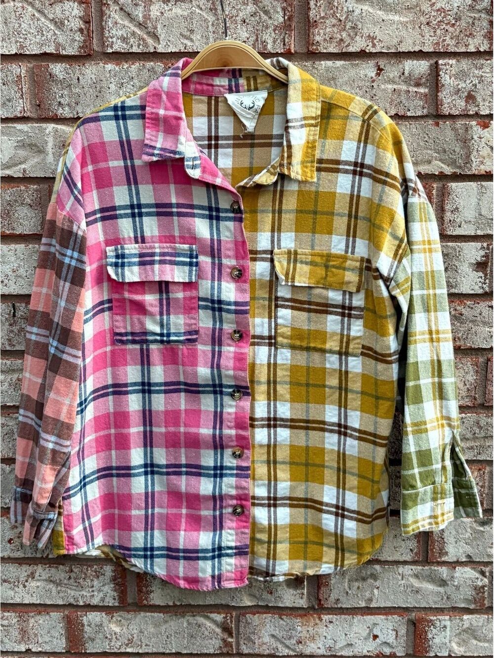 #103 Fantastic Fawn Multi Color Flannel Size S